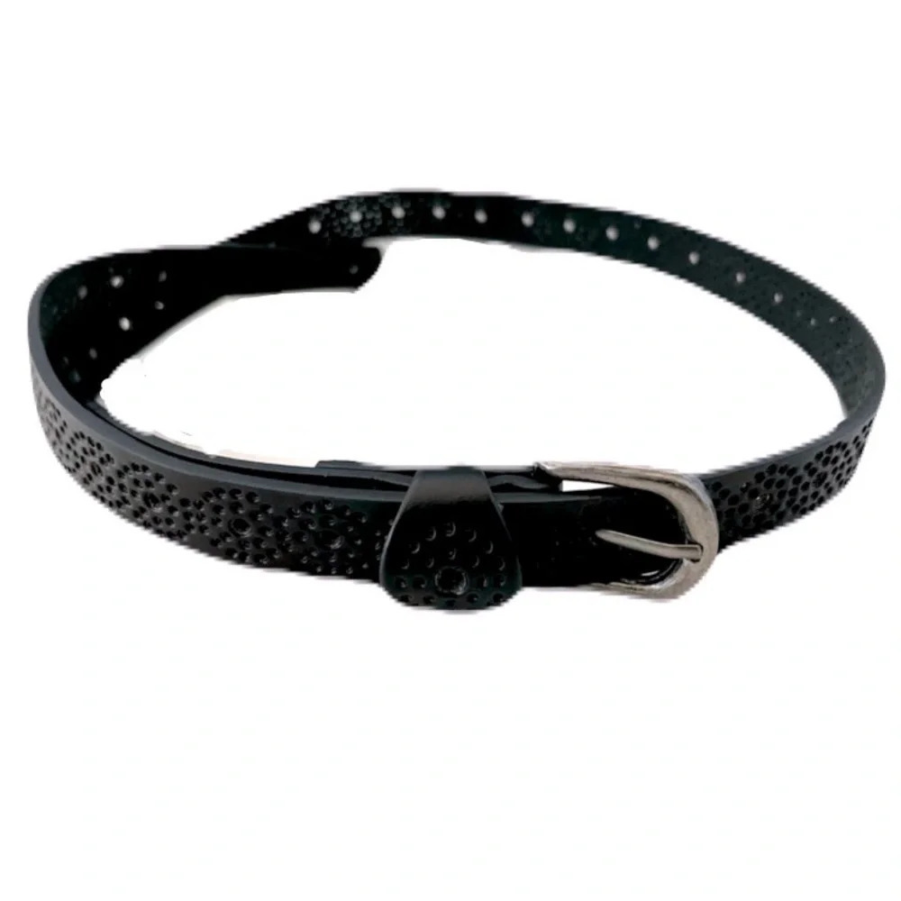 Unbranded/ black belt/ star  with holes design